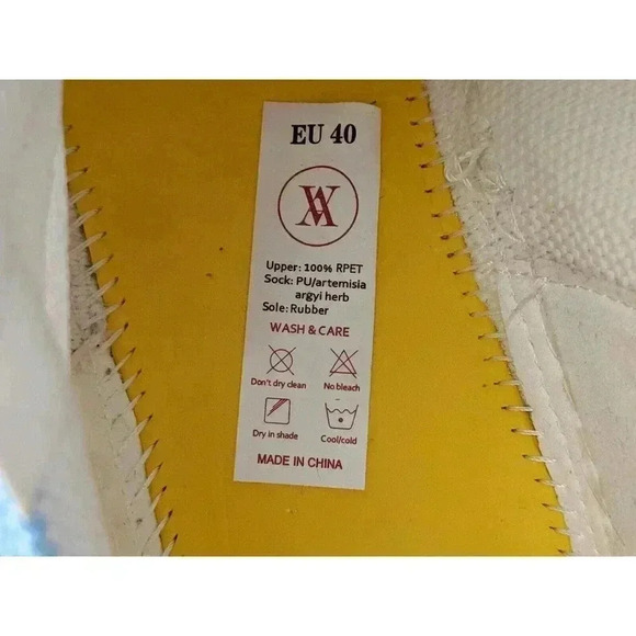 Vivaia V Prime Unisex Casual White Blue Sneakers Sz EU 40 US 9 Sustainable - Picture 13 of 16